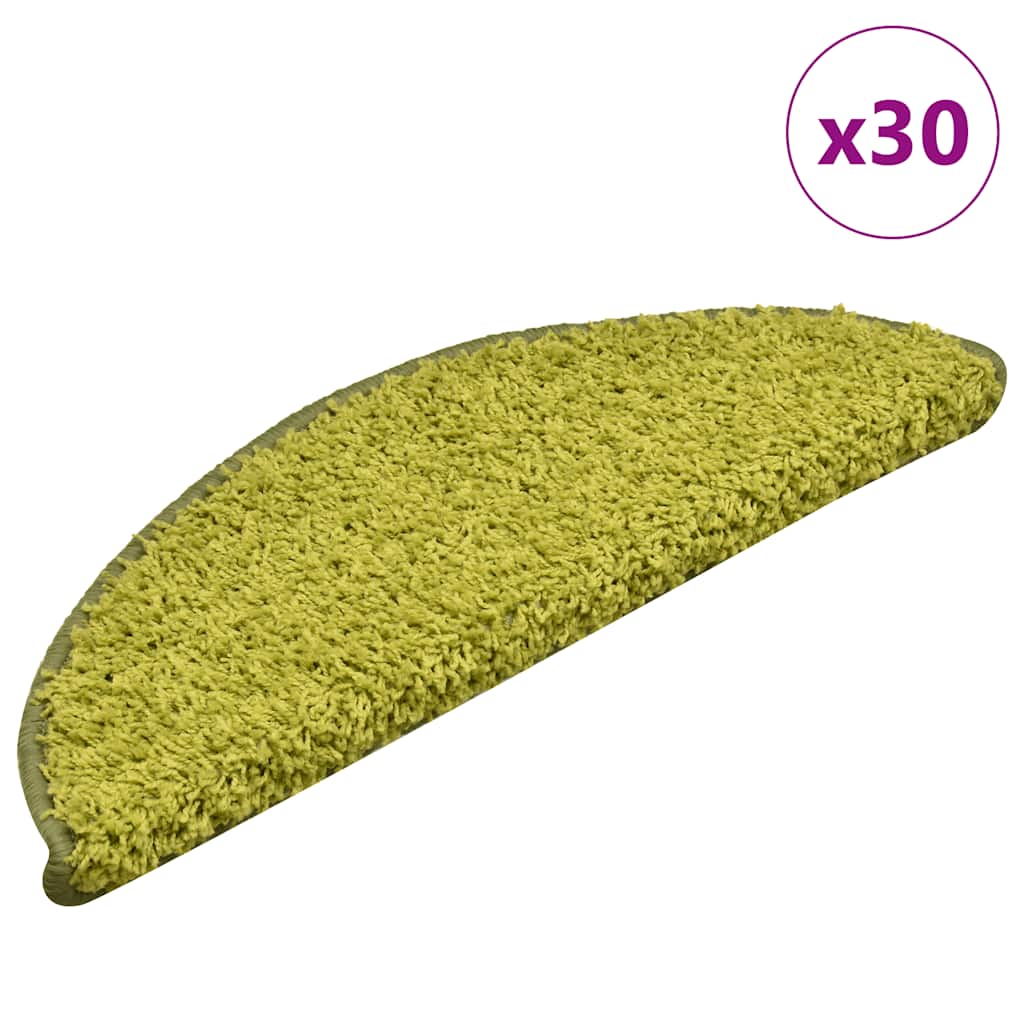 Trappematter 30 stk 56x17x3 cm grønne halvrund
