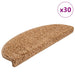 Trappematter 30 stk 65x21x4 cm beige halvrund store