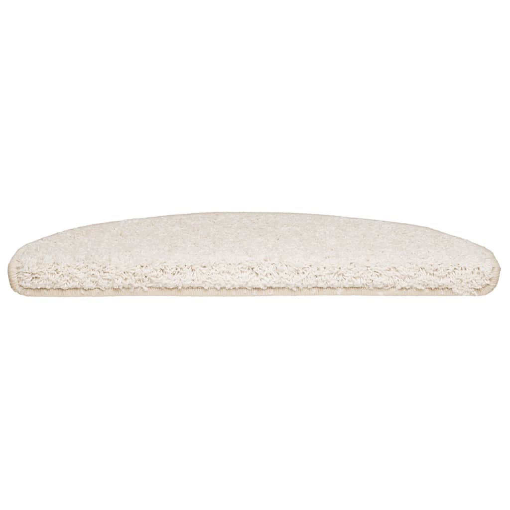 Trappematter 30 stk 65x21x4 cm hvite halvrund store
