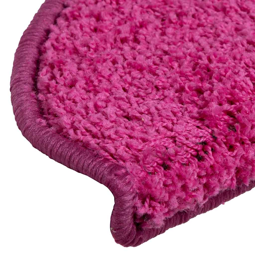 Trappematter 30 stk 65x21x4 cm rosa halvrund store