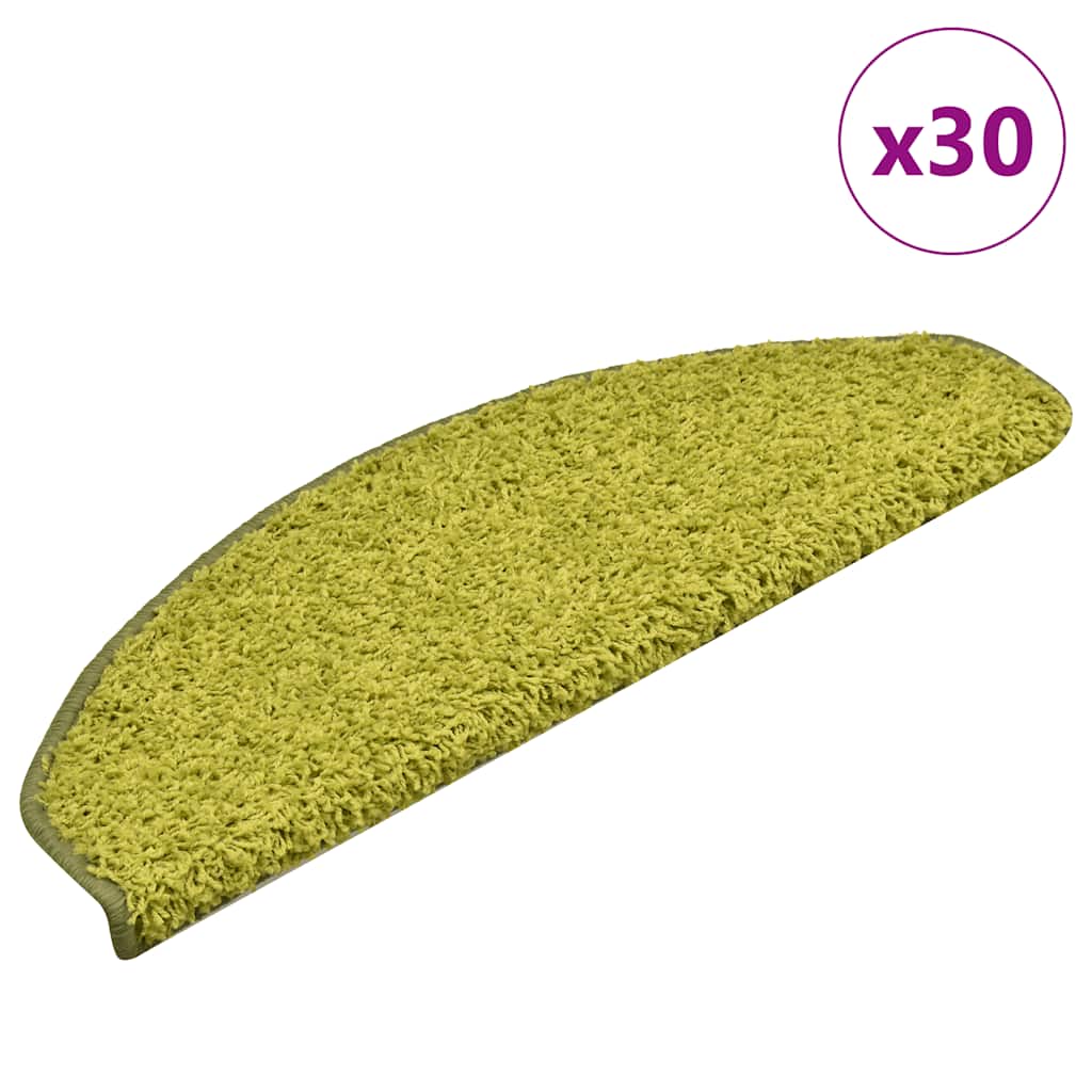 Trappematter 30 stk 65x21x4 cm grønne halvrund store