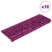 Trappematter 30 stk 65x21x4 cm fiolett rektangulær kant