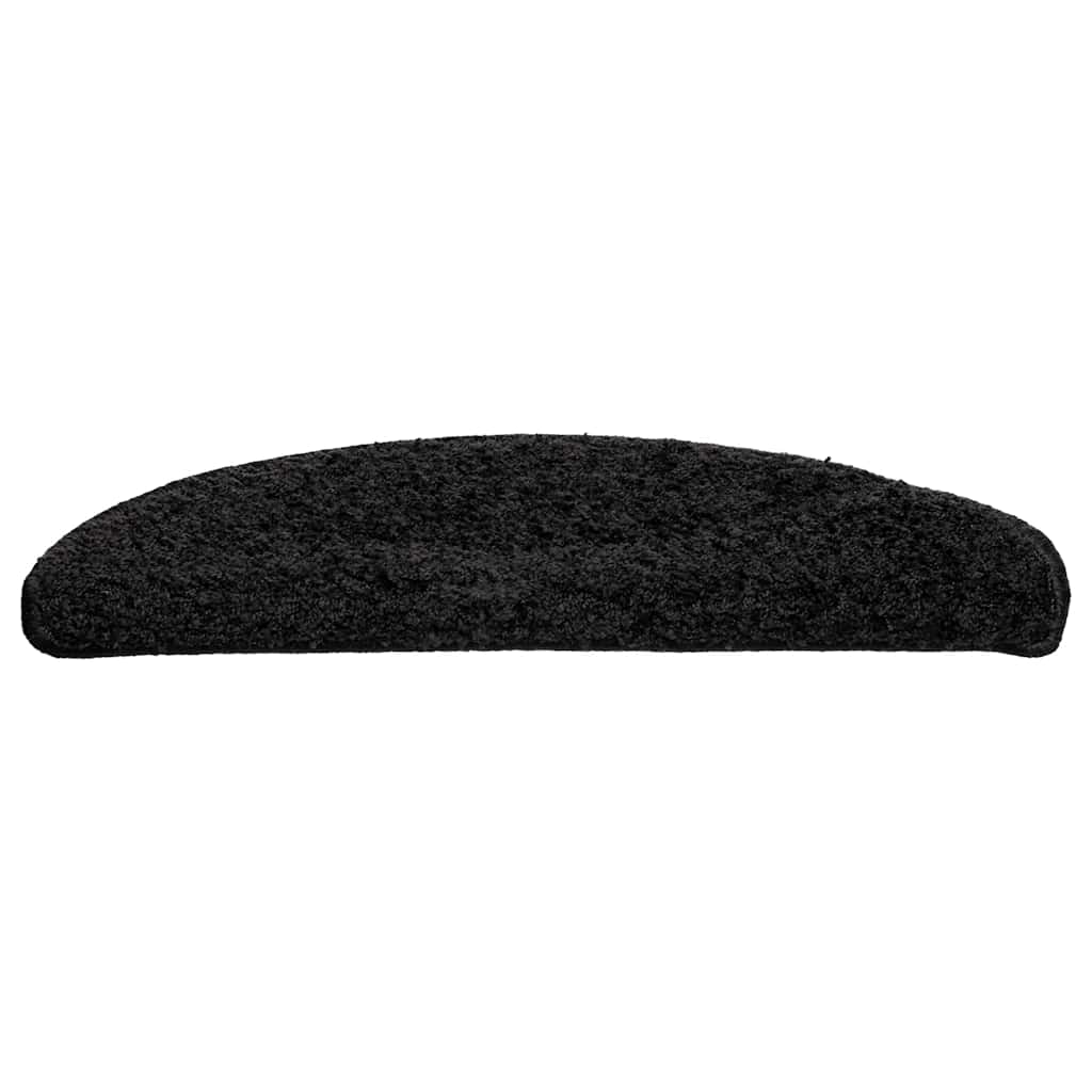 Trappematter 20 stk 56x17x3 cm svarte halvrund