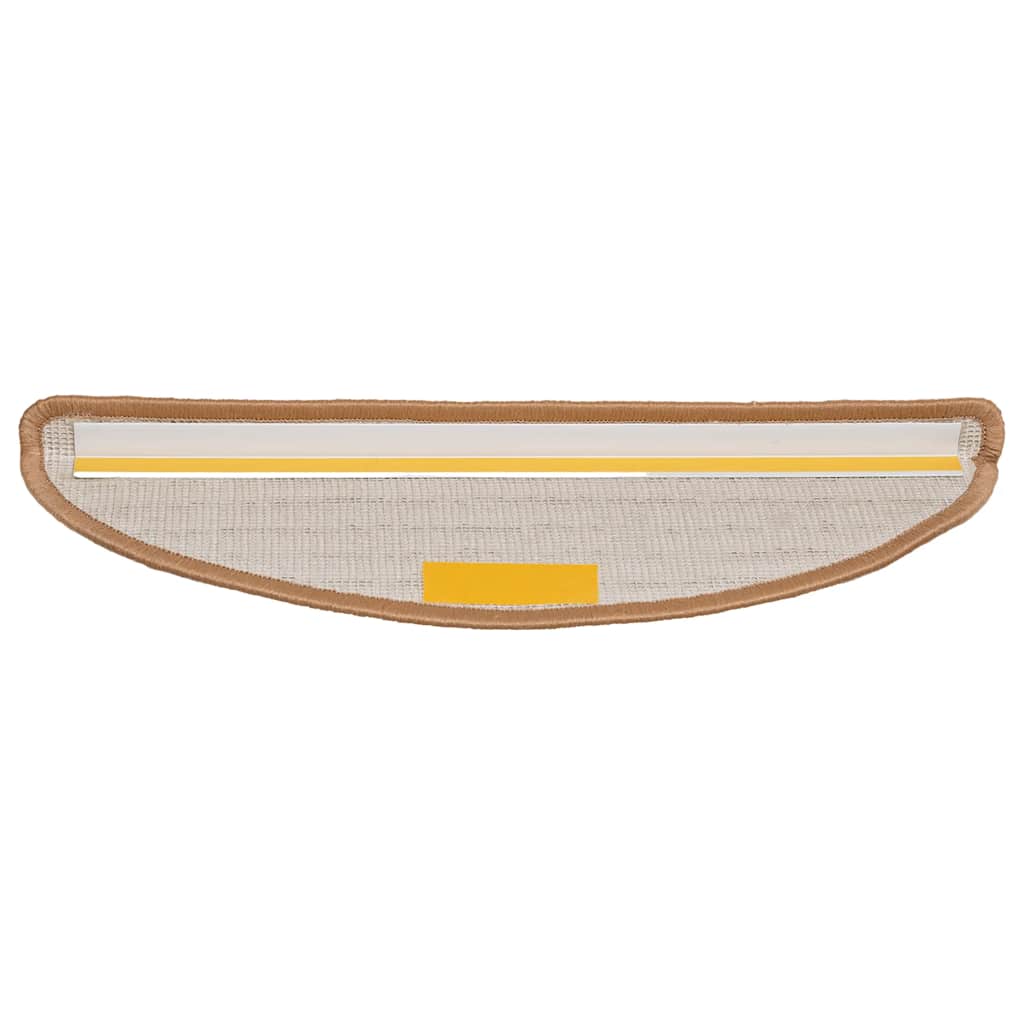 Trappematter 20 stk 56x17x3 cm beige halvrund