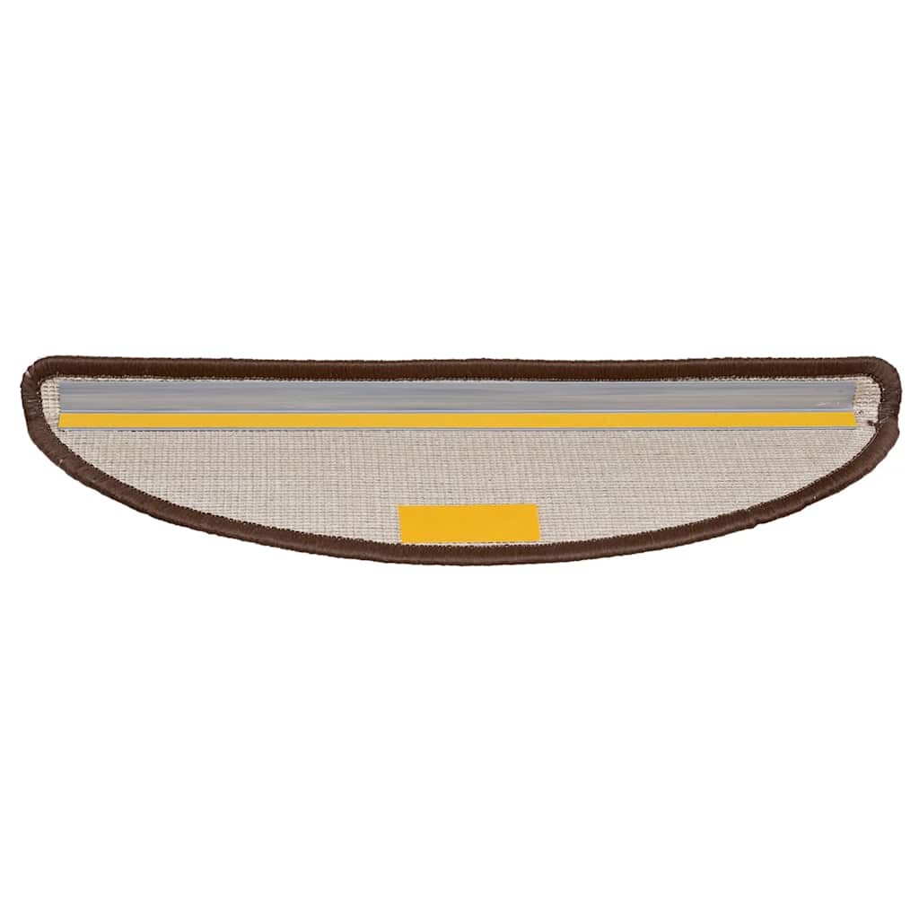 Trappematter 20 stk 56x17x3 cm brune halvrund
