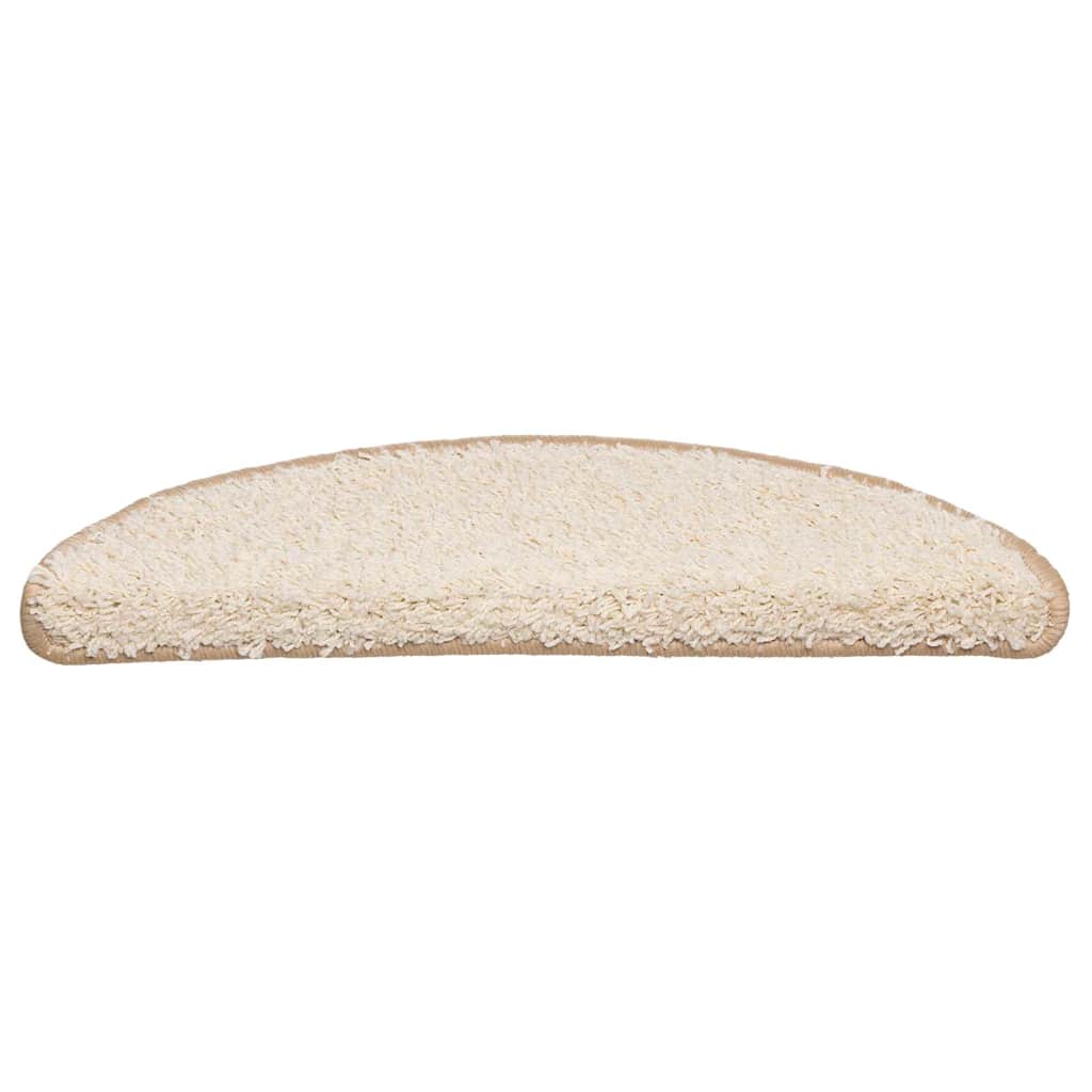 Trappematter 20 stk 56x17x3 cm kremfargede halvrund