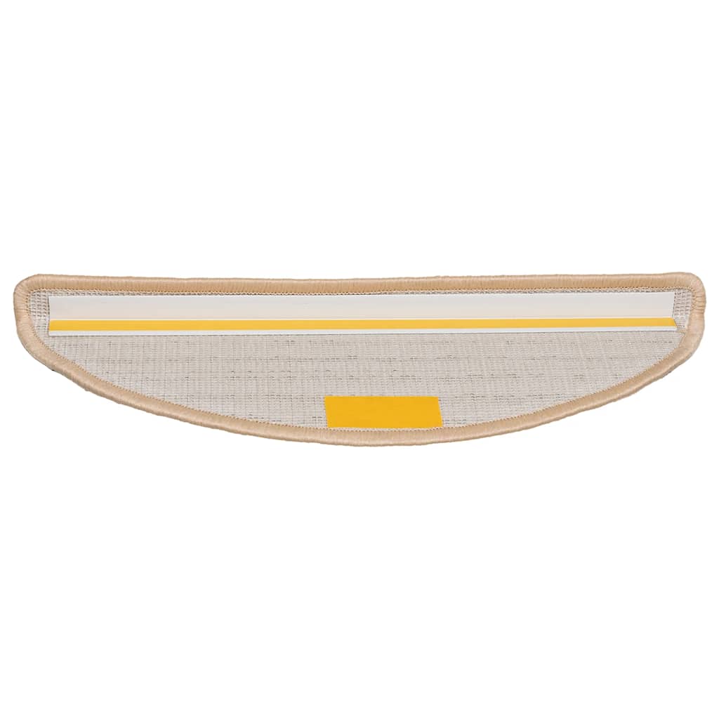 Trappematter 20 stk 56x17x3 cm kremfargede halvrund