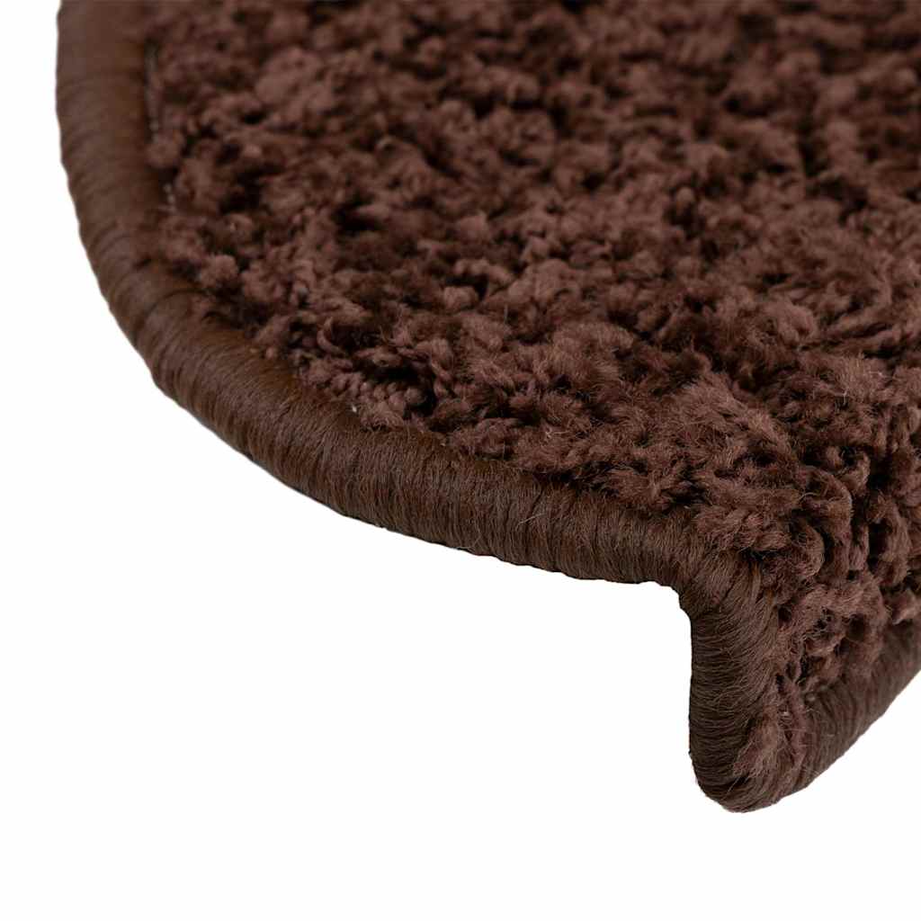 Trappematter 20 stk 65x21x4 cm brune halvrund store