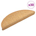 Selvklebende trappematter sisal 30 stk 56x17x3 cm sisal