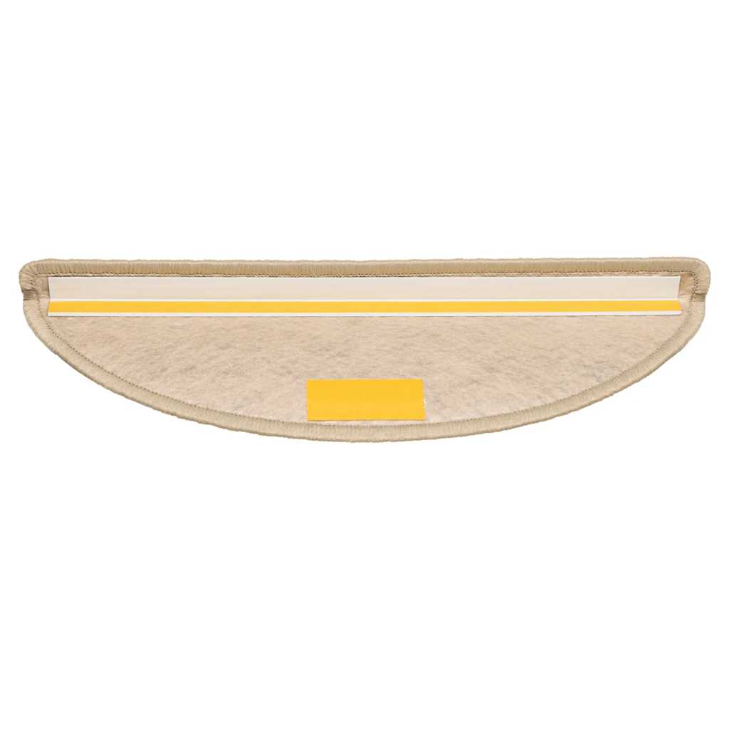 Selvklebende trappematter sisal 30 stk 56x17x3 cm sand