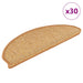 Selvklebende trappematter sisal 30 stk 65x21x4 cm sisal