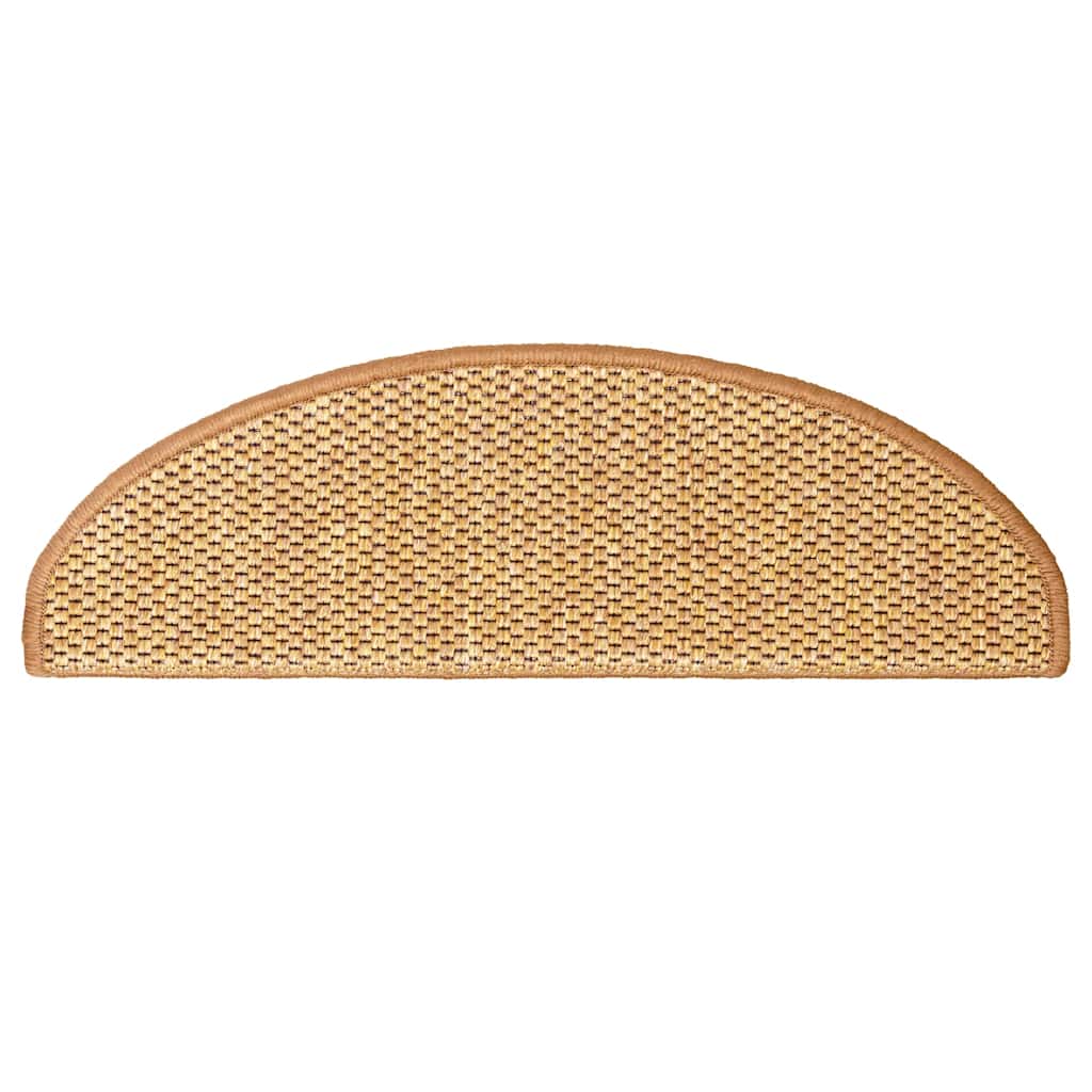 Selvklebende trappematter sisal 30 stk 65x21x4 cm sisal