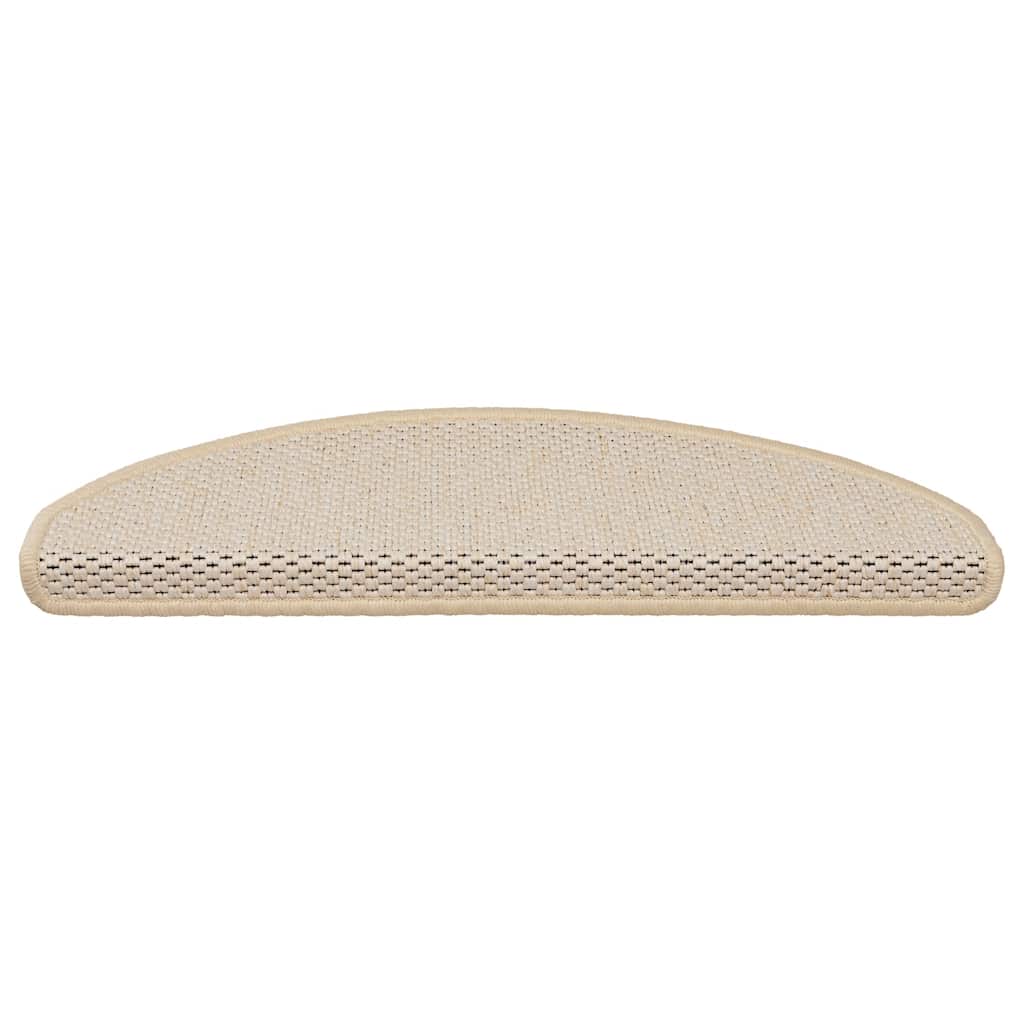 Selvklebende trappematter sisal 30 stk 65x21x4 cm berber