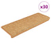 Selvklebende trappematter sisal 30 stk 65x21x4 cm sisal