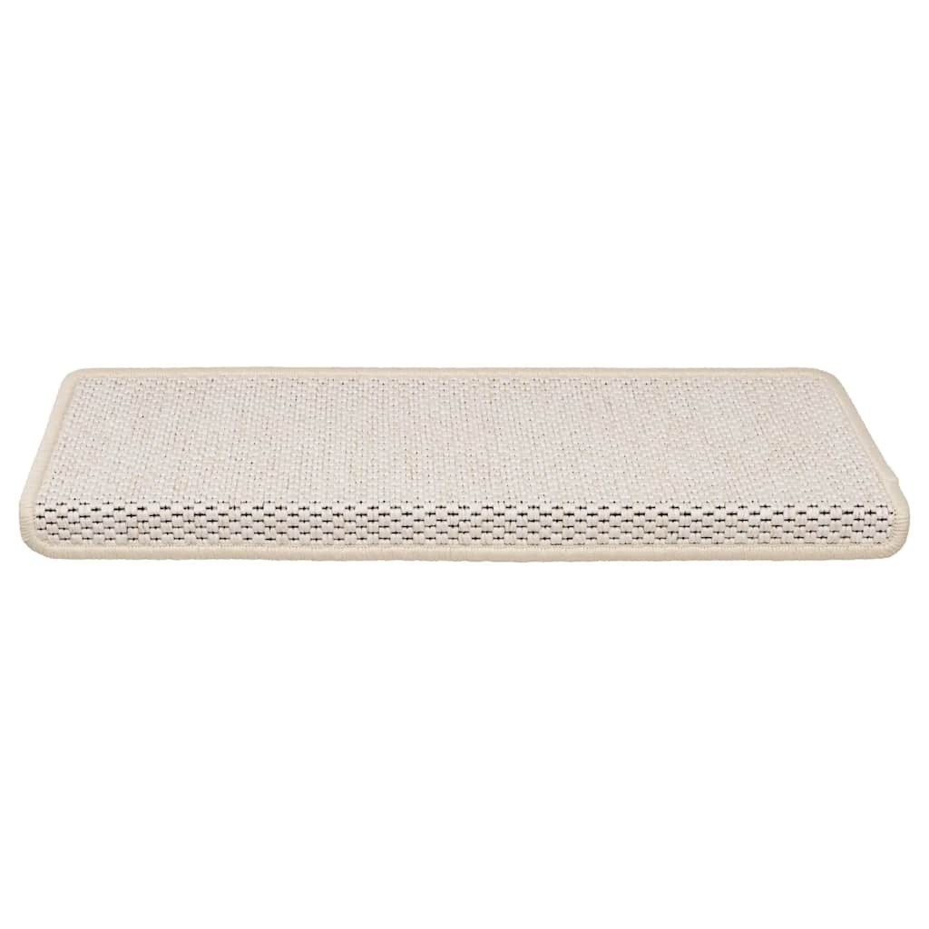 Selvklebende trappematter sisal 30 stk 65x21x4 cm Berber