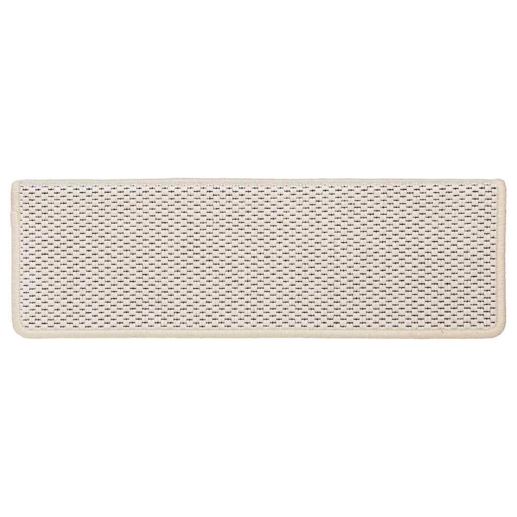 Selvklebende trappematter sisal 30 stk 65x21x4 cm Berber