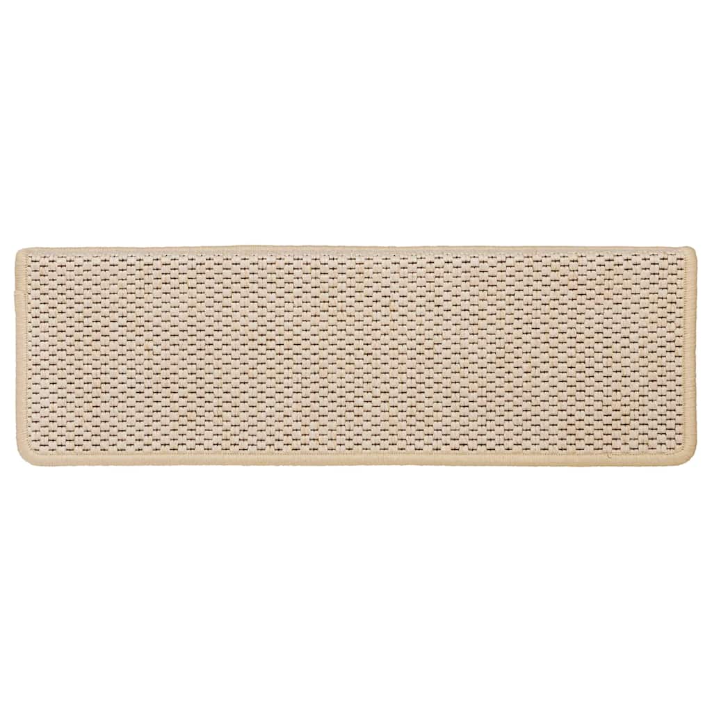 Selvklebende trappematter sisal 30 stk 65x21x4 cm Berber