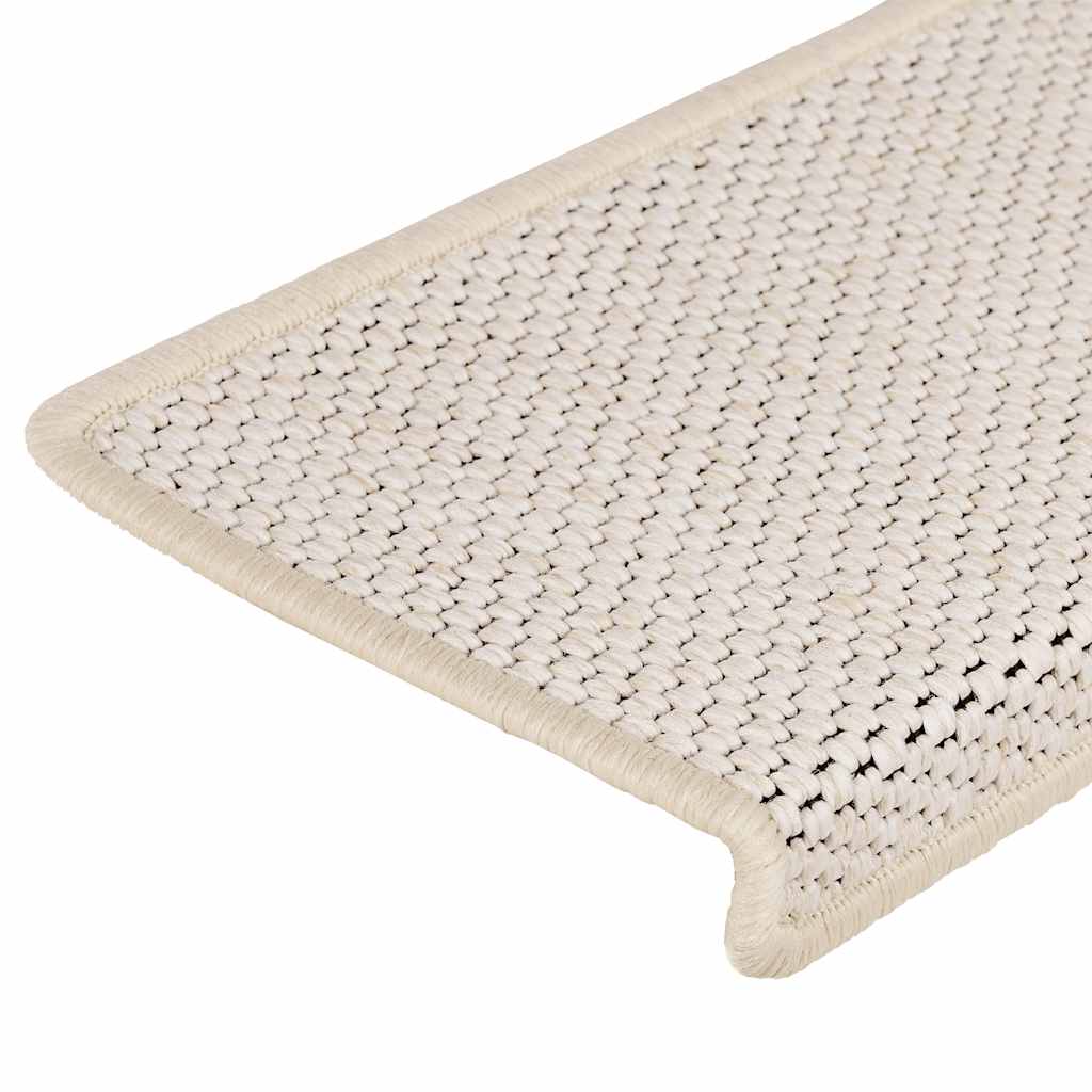 Selvklebende trappematter sisal 30 stk 65x21x4 cm Berber