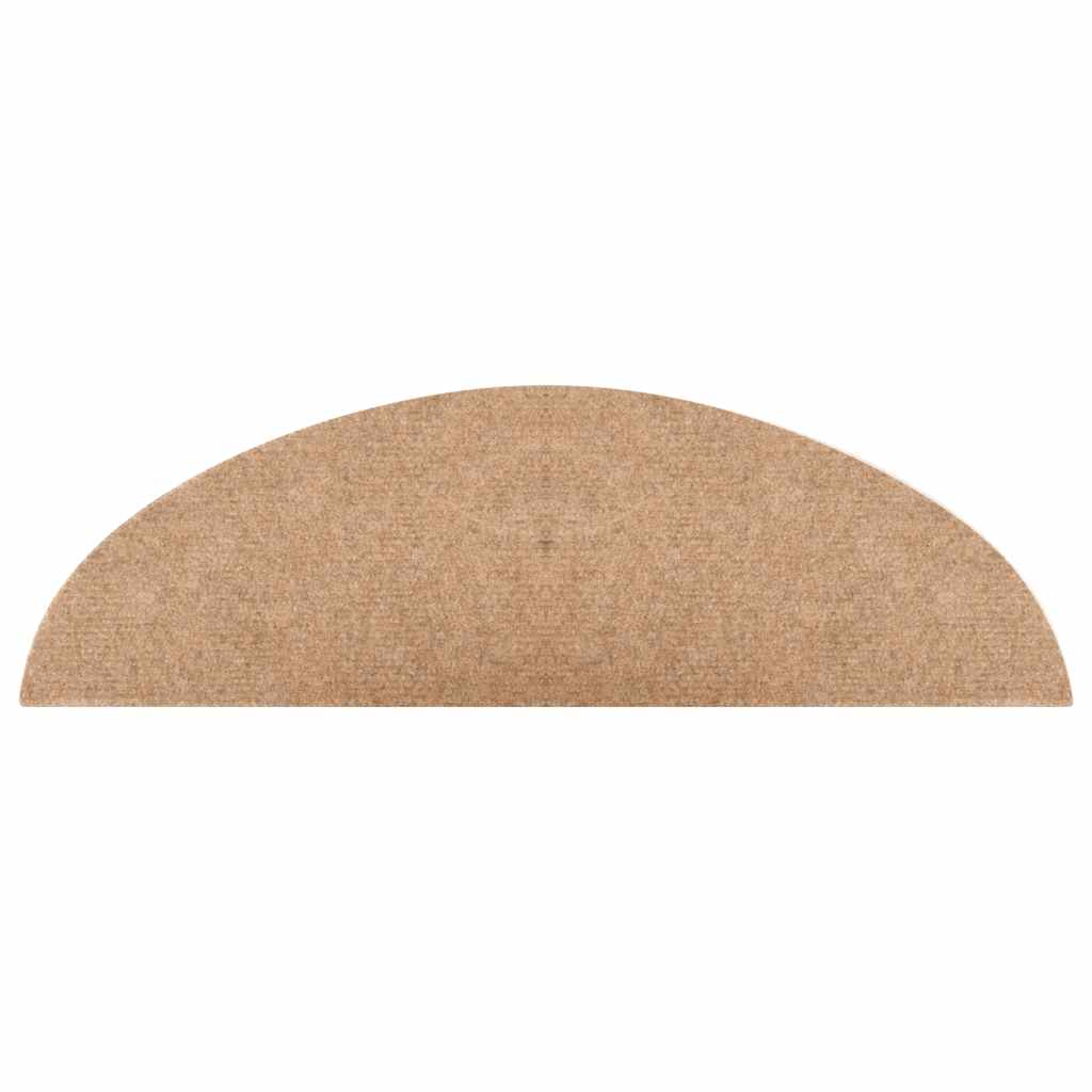 Selvklebende trappematter 30 stk beige 56x17x3 cm
