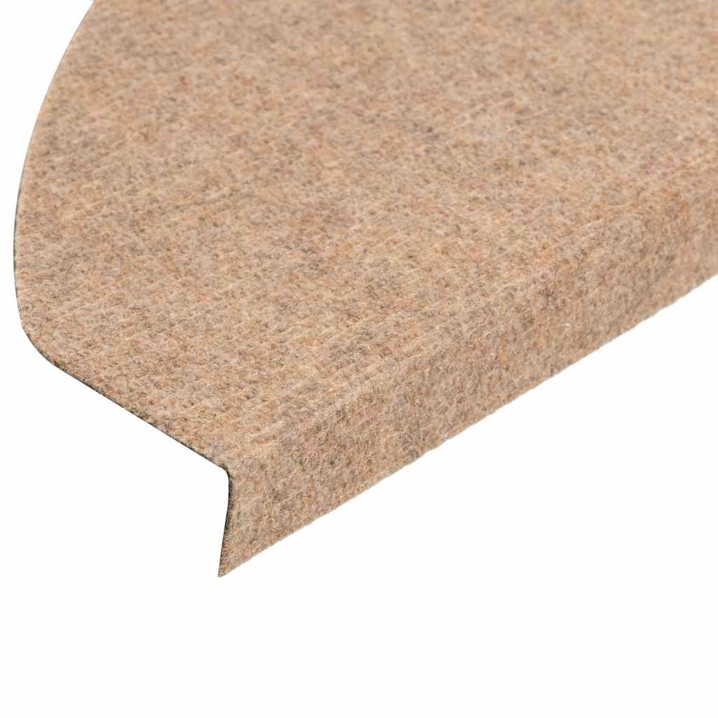 Selvklebende trappematter 30 stk beige 65x22,5x3,5 cm