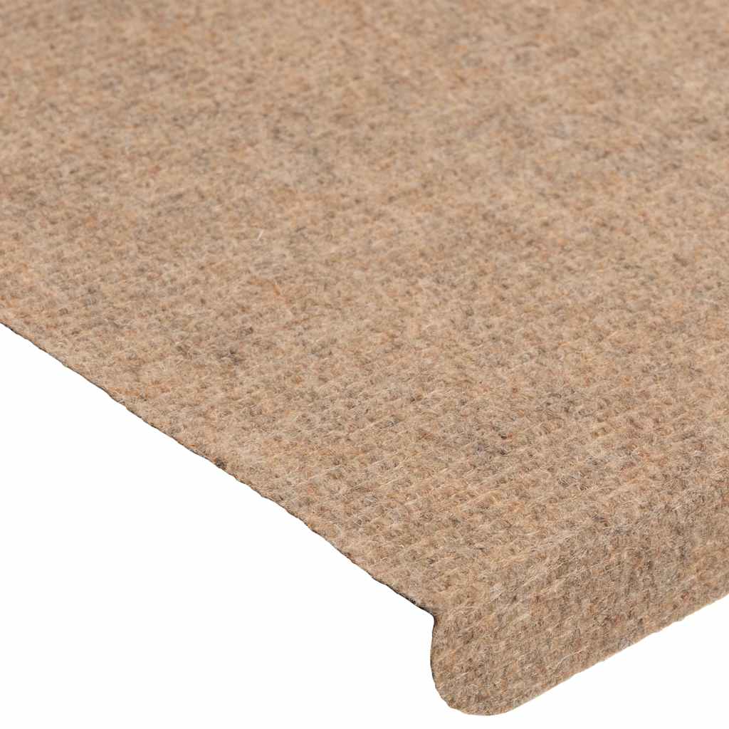 Selvklebende trappematter 30 stk beige 65x24,5x3,5 cm