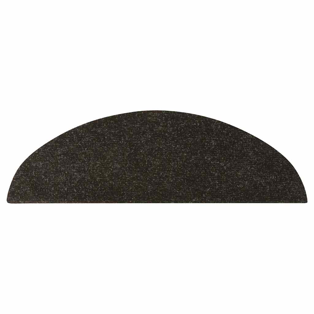 Selvklebende trappematter 20 stk antrasitt 56x17x3 cm