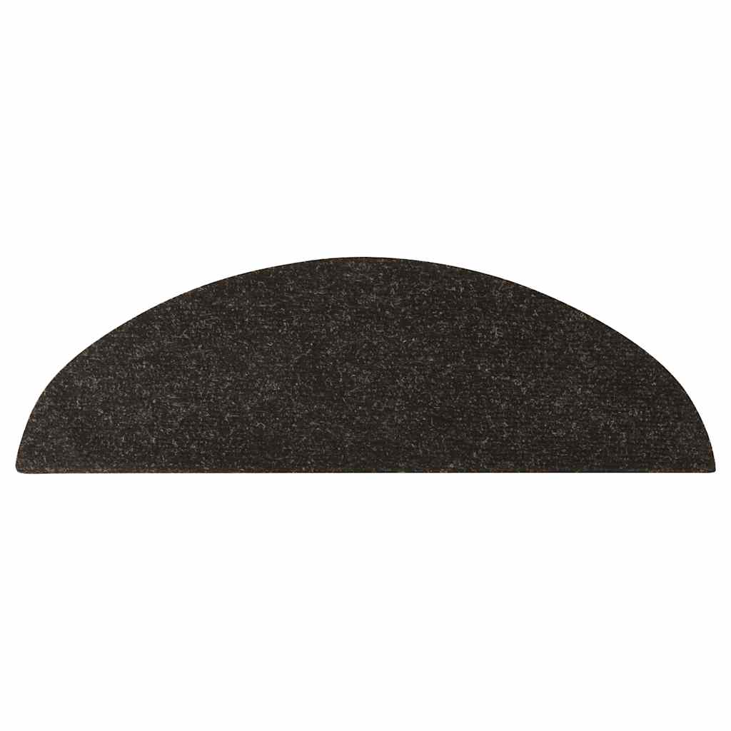 Selvklebende trappematter 30 stk antrasitt 56x17x3 cm