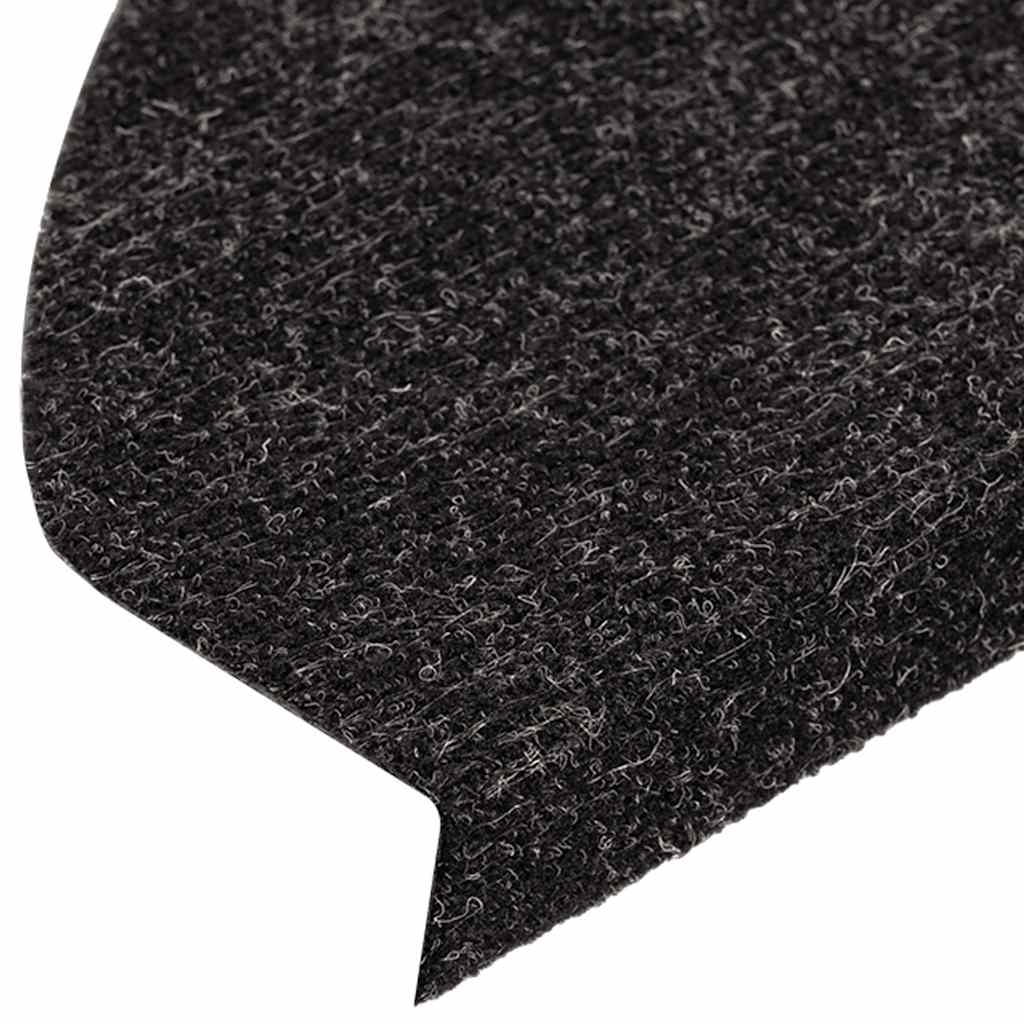 Selvklebende trappematter 30 stk antrasitt 65x22,5x3,5 cm