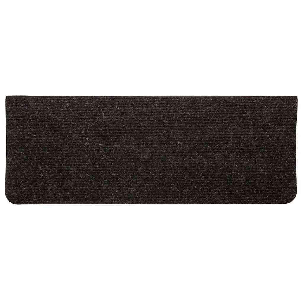 Selvklebende trappematter 30 stk antrasitt 65x24,5x3,5 cm