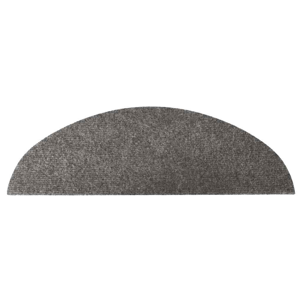 Selvklebende trappematter 20 stk grå 56x17x3 cm