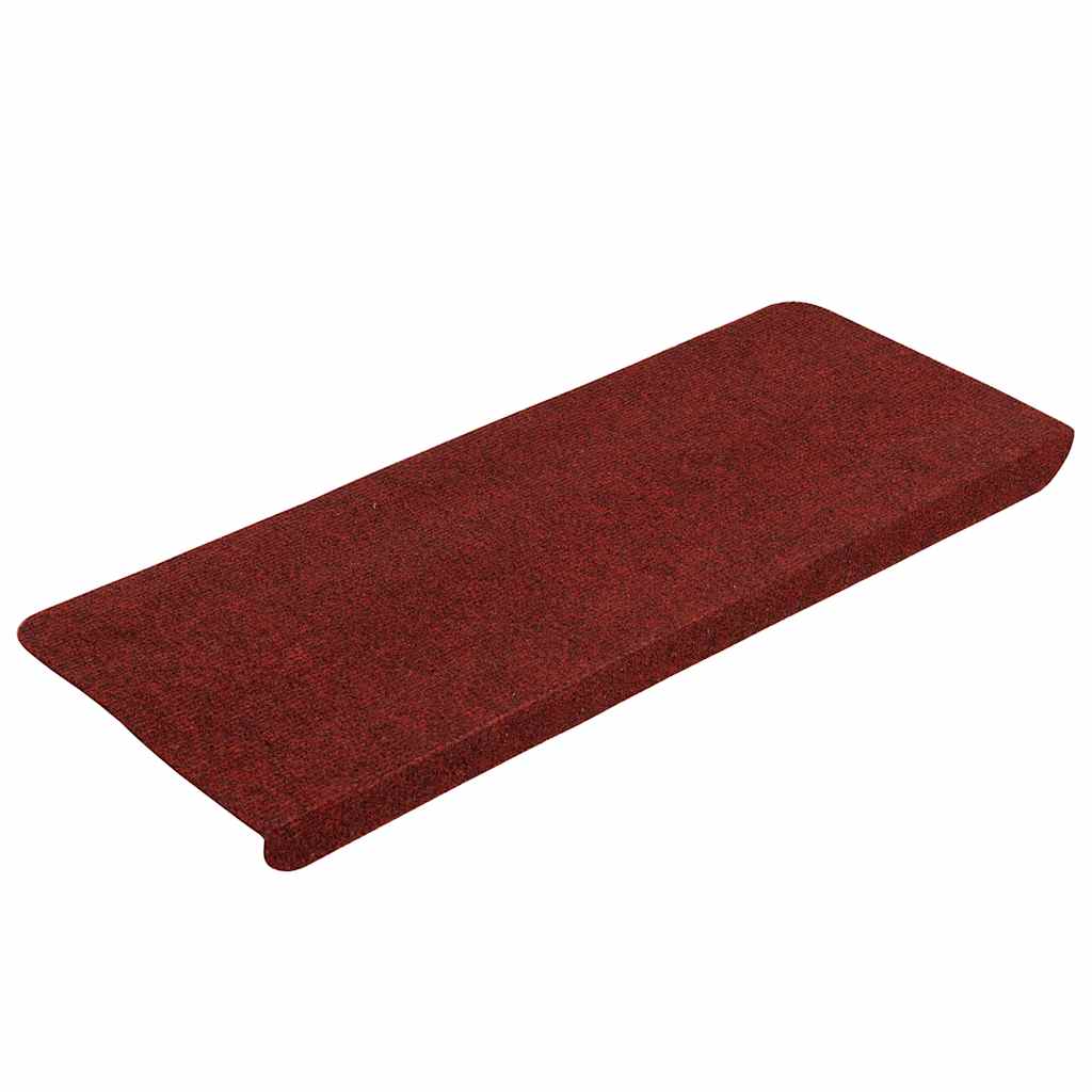 Selvklebende trappematter 30 stk rød 65x22,5x3,5 cm