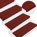 Selvklebende trappematter 30 stk rød 65x22,5x3,5 cm