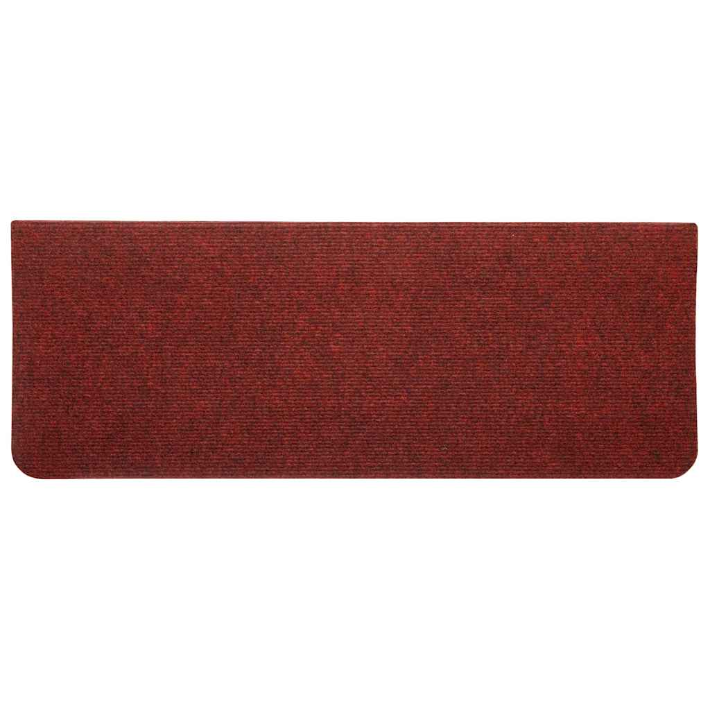 Selvklebende trappematter 30 stk rød 65x24,5x3,5 cm
