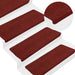 Selvklebende trappematter 30 stk rød 65x24,5x3,5 cm