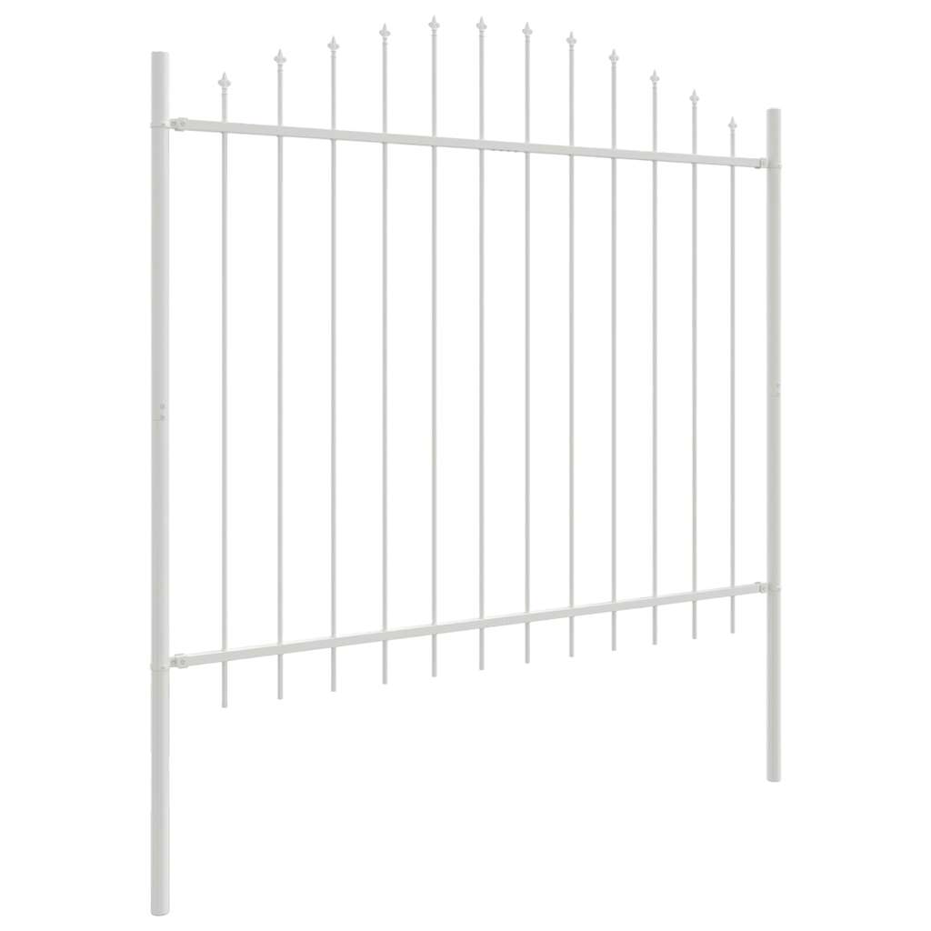 Hage Hegning 7 pcs Hvit 170 x 165 cm Pulverlakkert stål