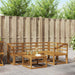 Utendørs sofa-sett 5 pcs Naturlig Solid akasietre