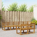 Utendørs sofa-sett 8 pcs Naturlig Solid akasietre
