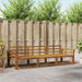 Utendørs sofa-sett 3 pcs Naturlig Solid akasietre