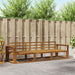 Utendørs sofa-sett 3 pcs Naturlig Solid akasietre