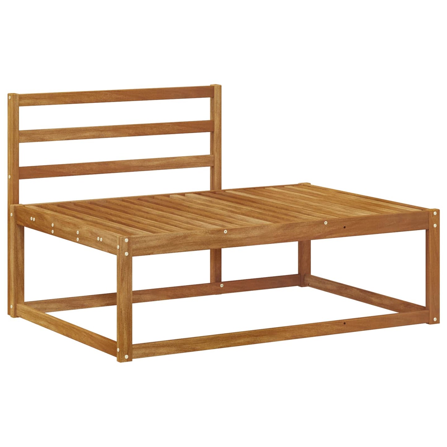 Utendørs sofa-sett Naturlig Solid akasietre