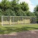 Hundebur sølv 800 x 200 x 200 cm Galvanisert Stål