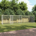 Hundebur sølv 800 x 200 x 200 cm Galvanisert Stål