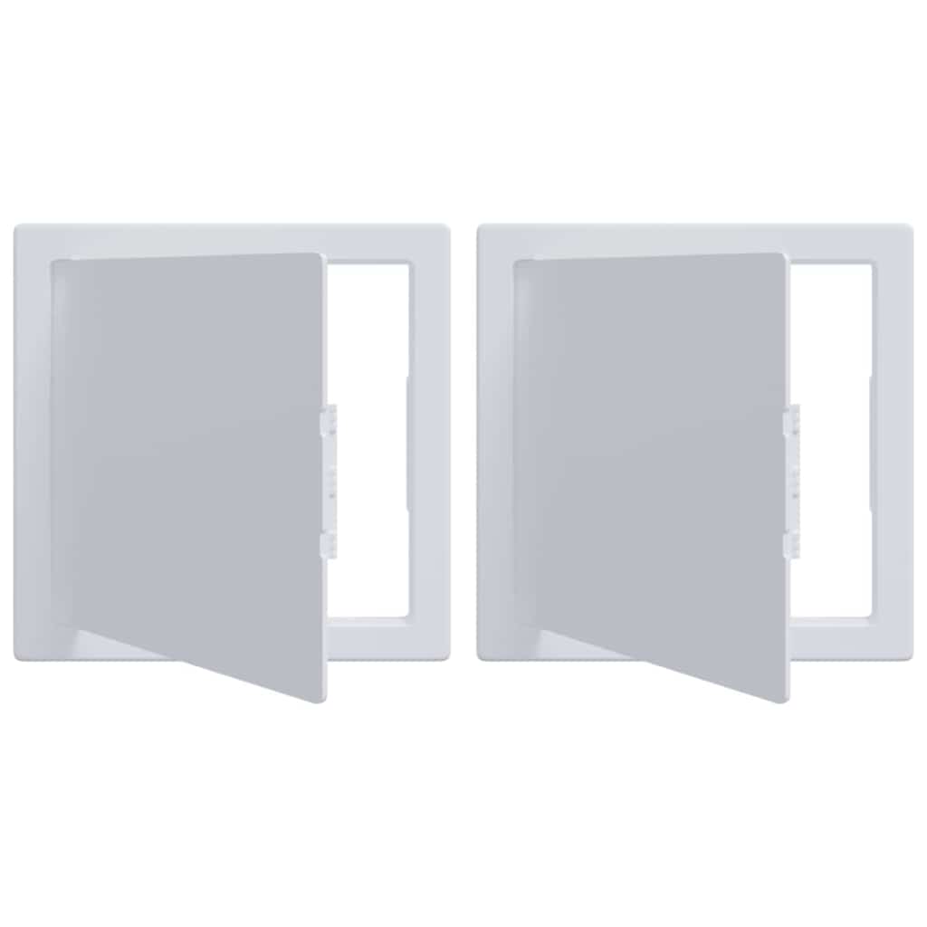 Tilkomstpaneler 2 pcs Hvit 15 x 15 cm ABS-plast