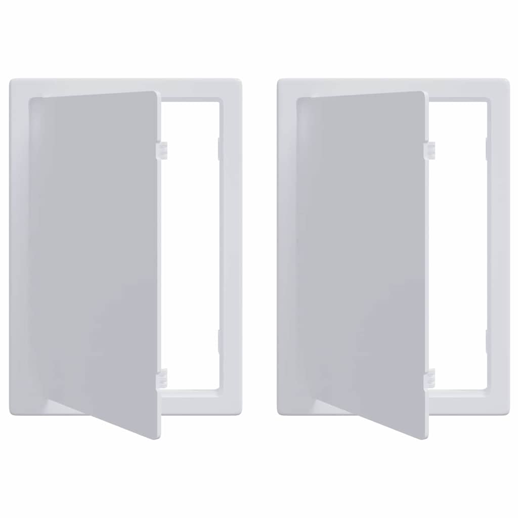 Tilkomstpaneler 2 pcs Hvit 15 x 23 cm ABS-plast