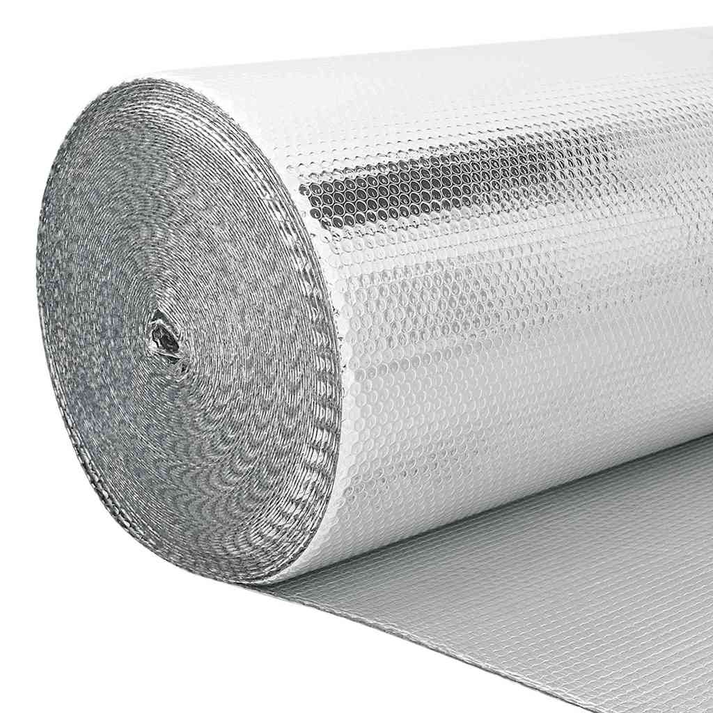 Varmereflektor for radiator sølv 5 x 0,6 m Polyethylen