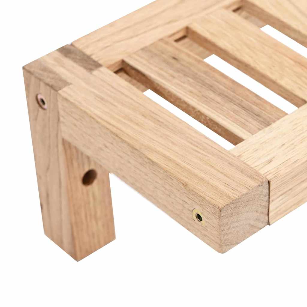 Vegghengt Hylle Naturlig 62 x 10 x 12,5 cm Massiv valnøtttre