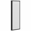 Dusjvegg Svart 120 x 2 x 117 cm Aluminium