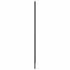 Dusjvegg Svart 120 x 2 x 117 cm Aluminium