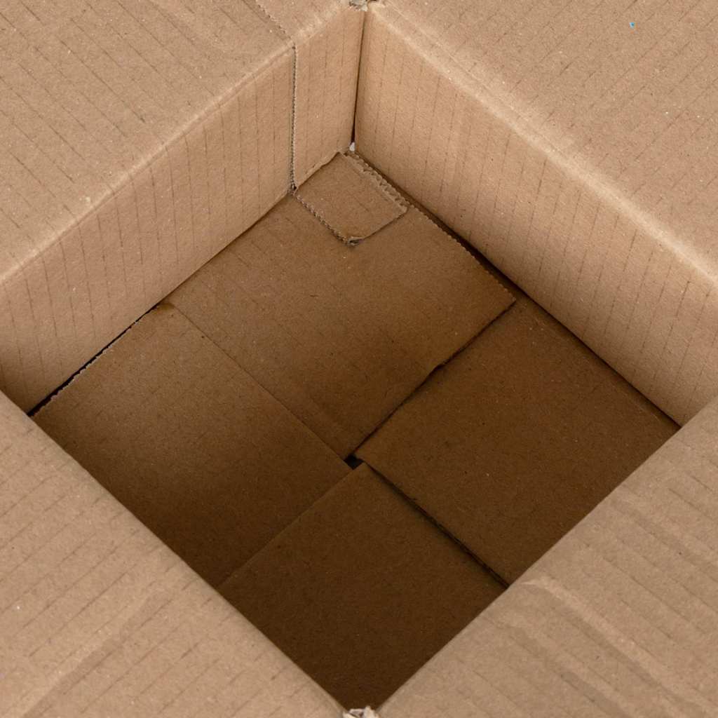 Sammenleggbar boks 50 pcs Naturlig 15 x 15 x 8 cm Papp