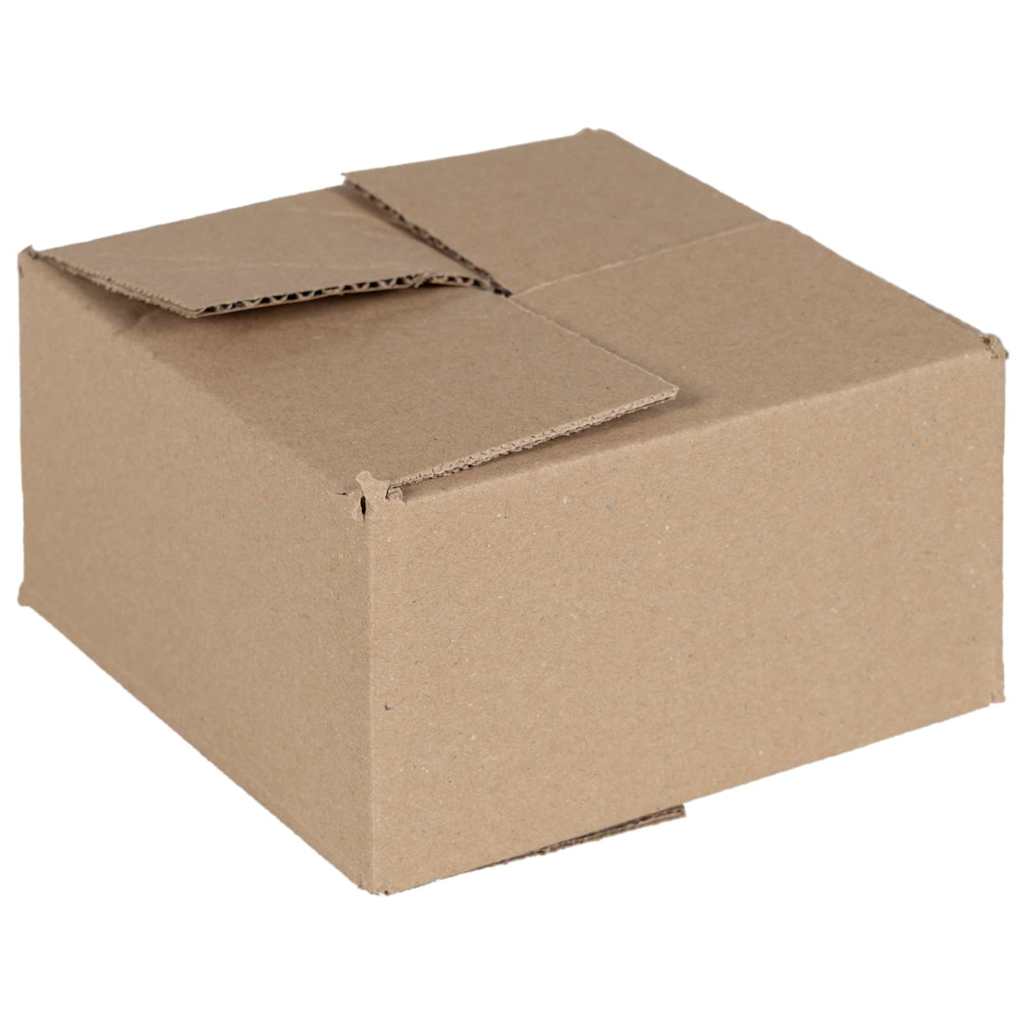 Sammenleggbar boks 50 pcs Naturlig 15 x 15 x 8 cm Papp